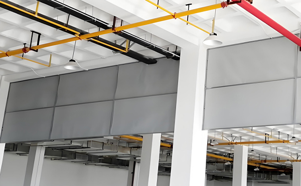 商场防烟分区常闭节点:定边挡烟垂壁高度与控制器接线图解 商场防烟分区常闭节点:定边挡烟垂壁高度与控制器接线图解